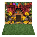Fundo Fotográfico Festa Junina Pet Tecido 1,2x1,7m - Fjn-140