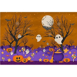 Fundo Fotografico Halloween Cenario Em Tecido 1,5x2,2m