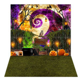 Fundo Fotográfico Halloween Newborn Tecido 1,20x1,70m Vertic