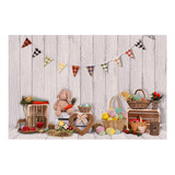 Fundo Fotográfico Páscoa Infantil Tecido 1,7x2,6m - C-314