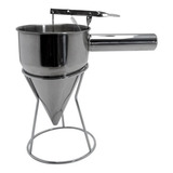 Funil De Inox Dosador Para Líquidos Frigopro C/ Suporte