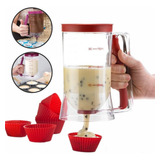 Funil Dispenser Para Massas Com Alça Dosadora Cupcake 900ml