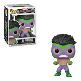 Funko Pop Marvel: Luchadores - Hulk, Multicolor, Tamanho Úni