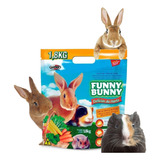 Funny Bunny 1,8kg Delícias Da Horta Ração P/ Coelho Hamsters