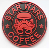 Funny Patch Emborrachado Star Wars Coffee Paintbal Airsoft