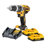 Furadeira Dcd796 20v + 2 Baterias 2ah Xr + Carreg Biv Dewalt
