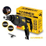 Furadeira De Impacto Hammer 3/8 Pol 550w 220v Profissional Cor Preto Fi-1000