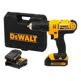 Furadeira E Parafusadeira 13mm Dewalt Dcd776c2 De Impacto Sem Fio Com Maleta De Ferramentas 2 Baterias 20v 1 Carregador Bivolt