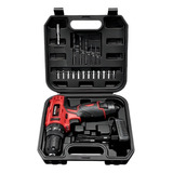 Furadeira E Parafusadeira De Impacto Mondial Pi-12ma Bivolt Cor Vermelho