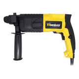 Furadeira Elétrica Impacto Martelete 07641 - Maleta Titanium Cor Amarelo Frequência 60hz 220v