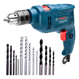 Furadeira Impacto 1/2 550w Gsb 550 Re + Kit 14 Brocas Bosch