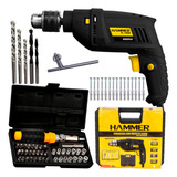 Furadeira Impacto 550w + Maleta + Jogo Soquete 41 Peças