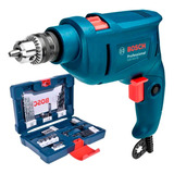Furadeira Industrial Impacto Rev 450w Gsb 450 Re Bosch + Kit