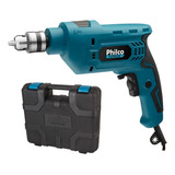 Furadeira Philco 3/8 C/ Função Impacto E Maleta Pfu01m 220v