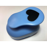 Furador Scrapbook Eva Coração Corte 2,5cm Forma Da Perfuração Coração Cor Azul