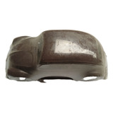 Fusca Oval Miniatura Plástica Escala 1:18 Cor Marrom