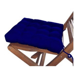 Futon Assento De Cadeira 40x40cm Azul
