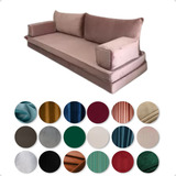 Futon Colchonete Dobrável De Espuma Solteiro Colorido