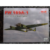 Fw 189 A-1 Wwii German Night Fighter 1/72 Icm 72293