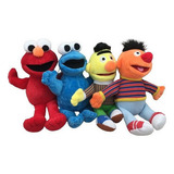 Fwefww Vila Sésamo 4 Brinquedos De Pelúcia, Bonecos Feios