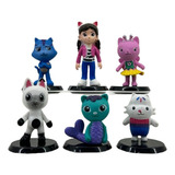 Gabby 6pcs Bonecos Miniaturas A Casa Magica Da Gabby Pandy