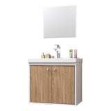 Gabinete Banheiro Em Mdf E Cuba - Bergamo 50cm
