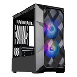 Gabinete Cooler Master Masterbox Gamer Td300 Com Fan Argb Cor Preto