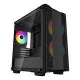 Gabinete De Vidro Deepcool Cc360 M-atx Argb S/black Source