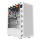 Gabinete Gamer Bolter White Ghost - Lateral Em Vidro - Pcyes