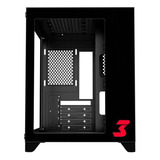 Gabinete Gamer Dt3sports Hyper Lateral Frontal De Vidro Matx Cor Preto