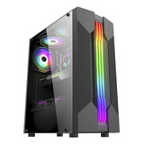 Gabinete Gamer K-mex Bifrost6 Cg-01a9 Painel Led Rgb S/ Fan