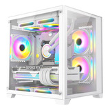 Gabinete Gamer K-mex Space Y Cg-w13a Branco M-atx Sem Fan