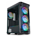 Gabinete Gamer K-mex Trooper - Com Fita Led Rgb - Cg-a1b1