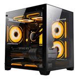 Gabinete Gamer Mid Tower Vidro Temperado