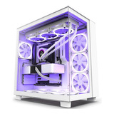 Gabinete Gamer Nzxt H9 Flow Branco Mid Tower Com Fan