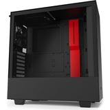 Gabinete Gamer Nzxt Preto/vermelho Ca-h510b-br