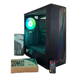 Gabinete Gamer Vidro 38tj + 3 Cooler Argb + Fonte 550w