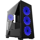 Gabinete Gamer Vidro Usb3.0 Xway 01144 Fonte 600w E 4 Fans