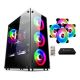 gabinete gamer vidro usb3.0 01150 c/controladora