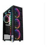 Gabinete Gamer Wave C/ 3x Fans Rgb + Fita Led + Controladora