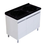 Gabinete Para Lavanderia 110x55cm Com Tanque