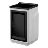 Gabinete Para Lavanderia Com Tanque Preto/branco