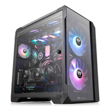 Gabinete Tt View 51tg Argb, Full Tower, 3 Vidros, Com 3 Fans