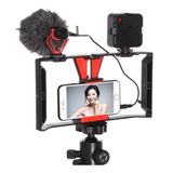 Gaiola Cage Para Smartphone Com Suporte Handle Grip E Sapata