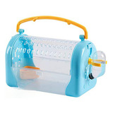 Gaiola De Plástico Pequena Portátil Para Hamsters E Pequenos