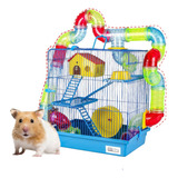 Gaiola Hamster 3 Andares Labirinto Tubo