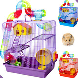 Gaiola Hamster Com Casa Grande Completa