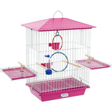 Gaiola P/ Calopsita Mansa Luxo Vivopet Rosa Pink