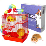 Gaiola Para Hamster Labirinto Colorido Divertido