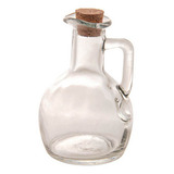 Galheteiro De Vidro Azeite Vinagre Tampa De Rolha 180ml Lyor